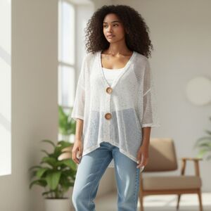 Anthony's Resort Wear Women's Open-Front Swimsuit Cover-Up